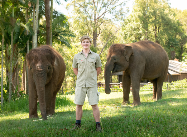 Robert and Sumatran Elephants
